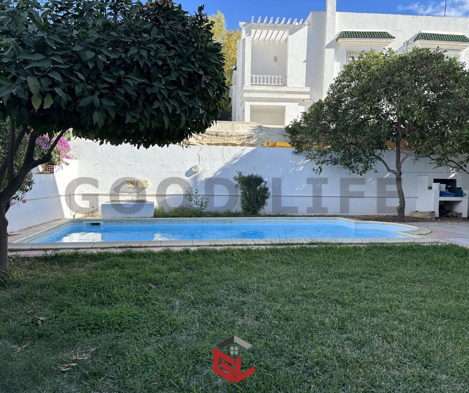 La Marsa Marsa Ennassim Location Maisons Villa s6 avec piscine  la marsa