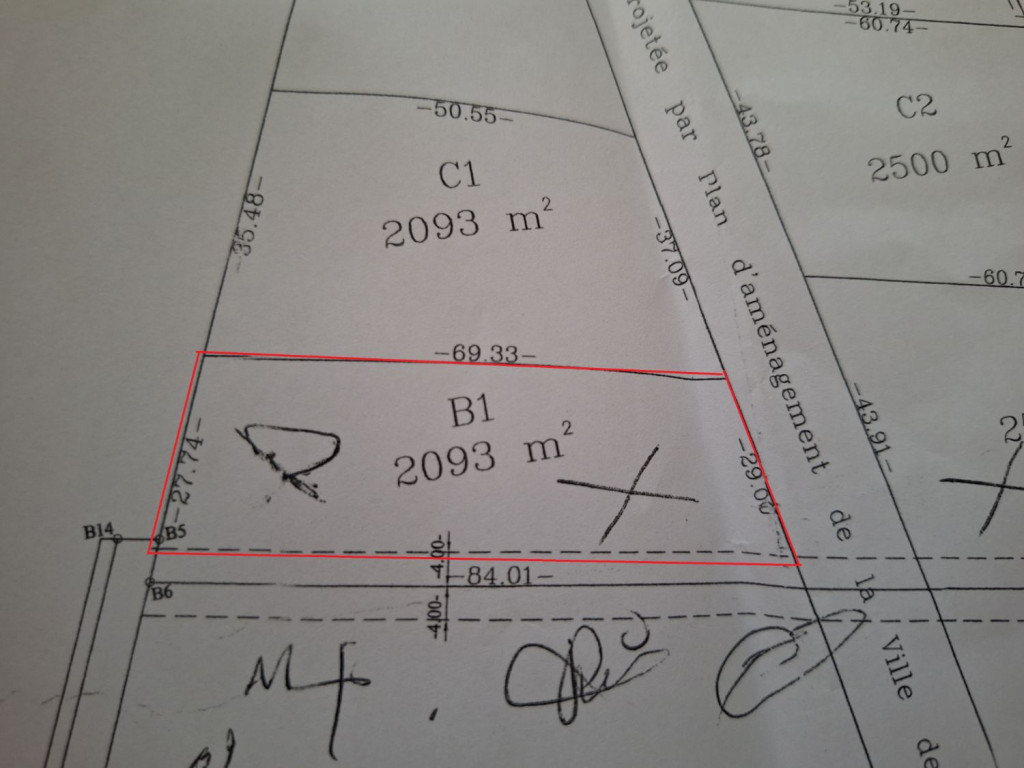 Fouchana Cite El Hidhab Terrain Terrain nu Terrain 2093 m fouchena