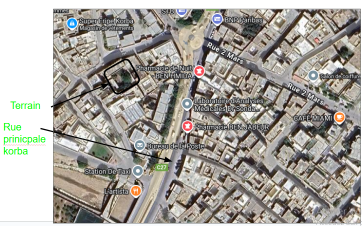 Korba&nbsp;Korba&nbsp;Terrain&nbsp;Terrain nu&nbsp;Terrain 400 m a korba opportunit� rare