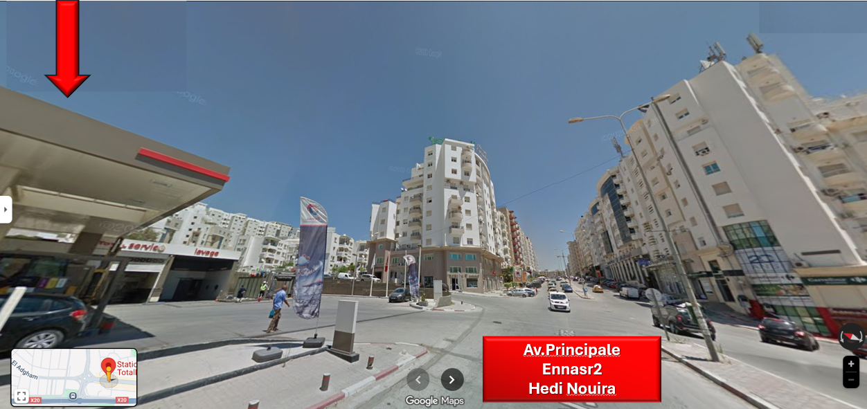 Ariana Ville&nbsp;Cite Ennasr 2&nbsp;Location&nbsp;Appart. 2 pi�ces&nbsp;Ennasr2 s1 meubl� place parking r�sidences�curis�e