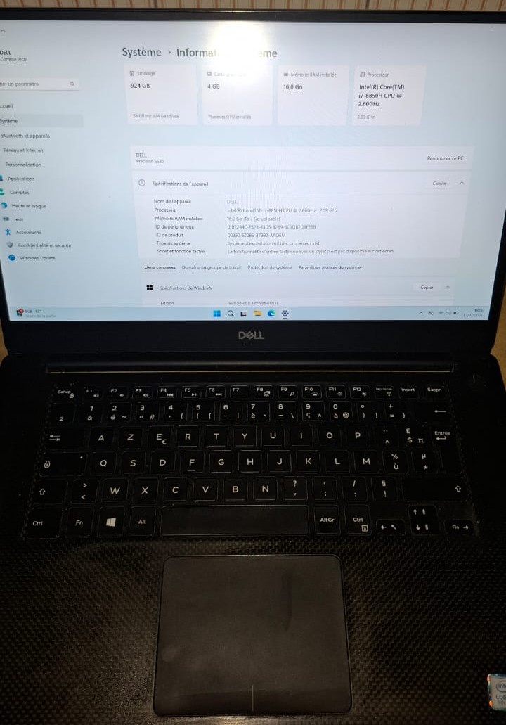 Le Bardo&nbsp;Le Bardo&nbsp;Dell &nbsp;Autre&nbsp;Dell precision 5530