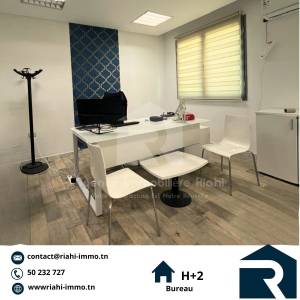 Sousse Jaouhara&nbsp;Sousse Khezama&nbsp;Location&nbsp;Appart. 1 pi�ce&nbsp;   bureau a2 situ  khzema est ref891a