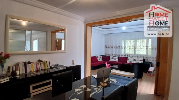 La Marsa&nbsp;Marsa Ennassim&nbsp;Location&nbsp;Appart. 4 pi�ces&nbsp;Rdc de villa s2 meubl� calyra � la marsa ennassim