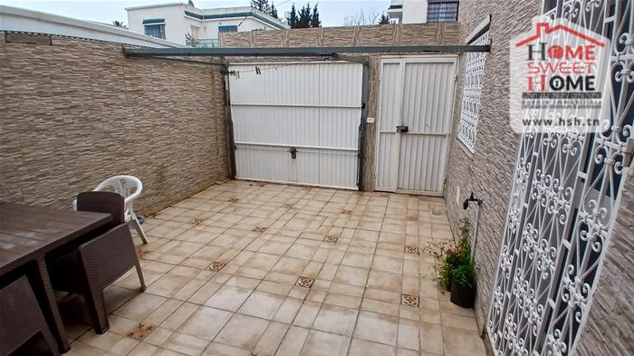 La Marsa&nbsp;Marsa Ennassim&nbsp;Location&nbsp;Appart. 4 pi�ces&nbsp;Rdc de villa s2 meubl� calyra � la marsa ennassim