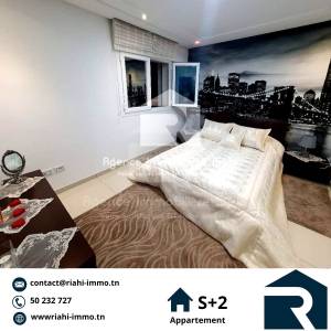 Sousse Jaouhara&nbsp;Sahloul&nbsp;Vente&nbsp;Appart. 1 pi�ce&nbsp;   un appartement s2 meubl ref916a