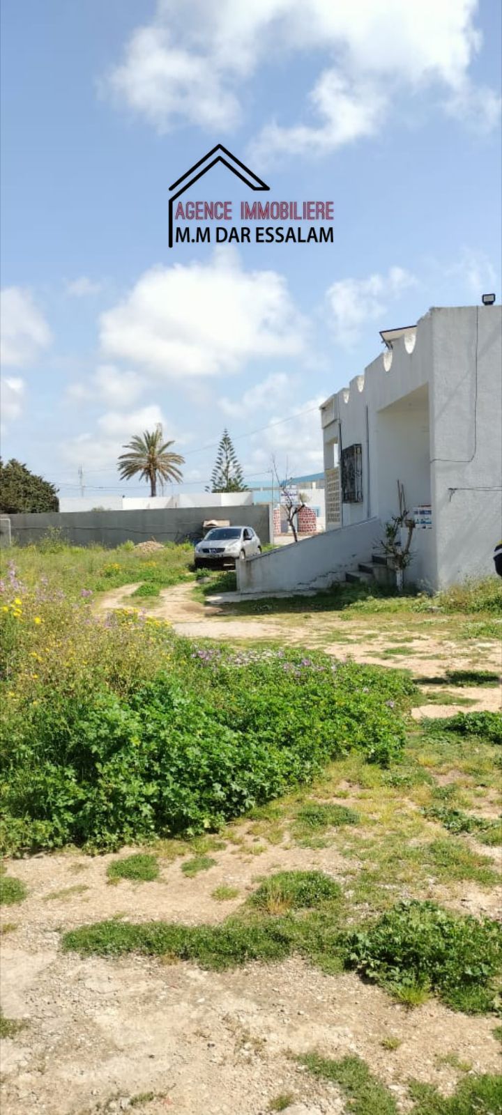 El Haouaria&nbsp;Saheb Jebel&nbsp;Terrain&nbsp;Terrain agricole&nbsp;Terrain agricole contenant une villa