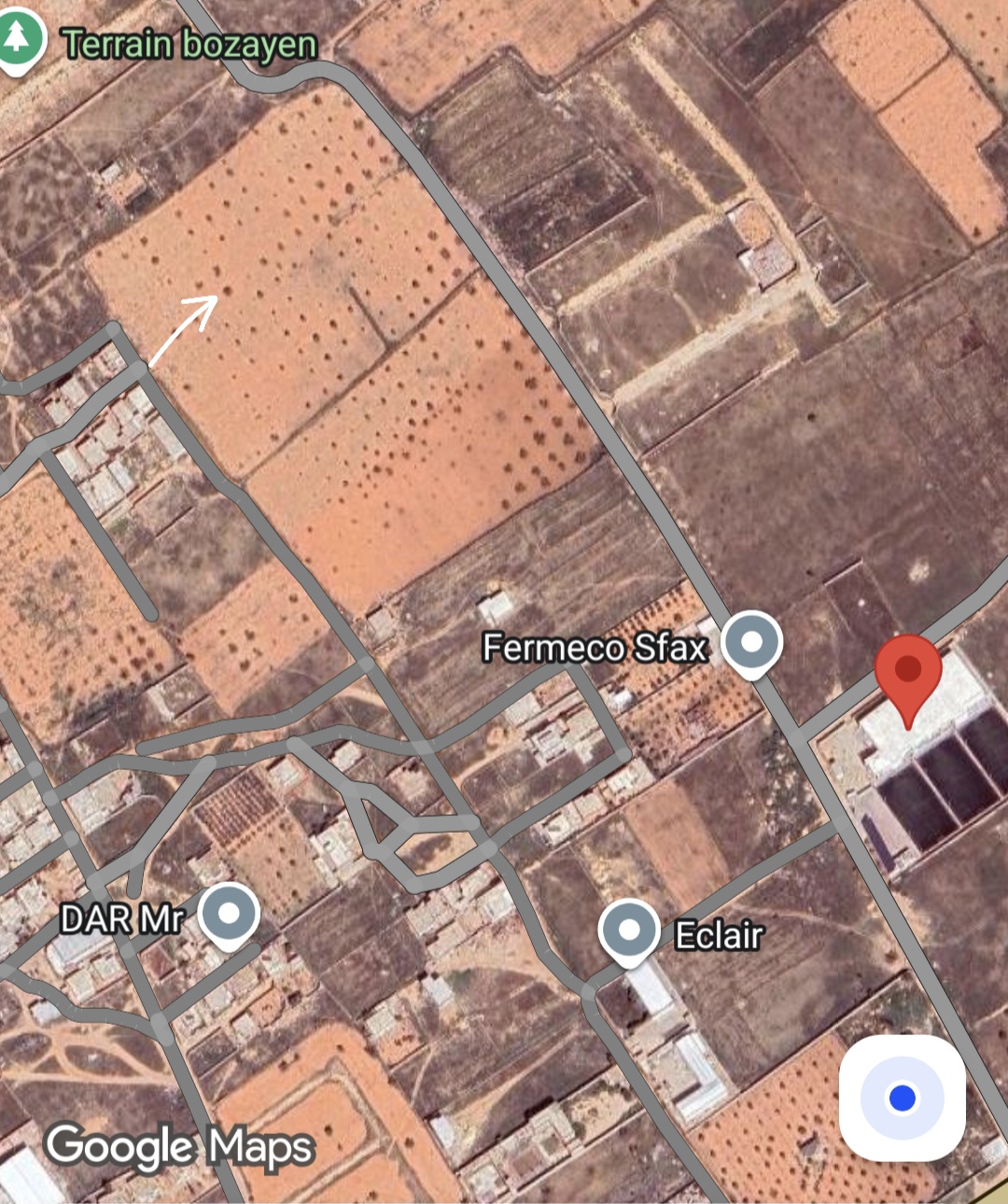 Sakiet Ezzit&nbsp;Merkez Chihya&nbsp;Vente&nbsp;Surfaces&nbsp;Terrain bien placer et bien orienter