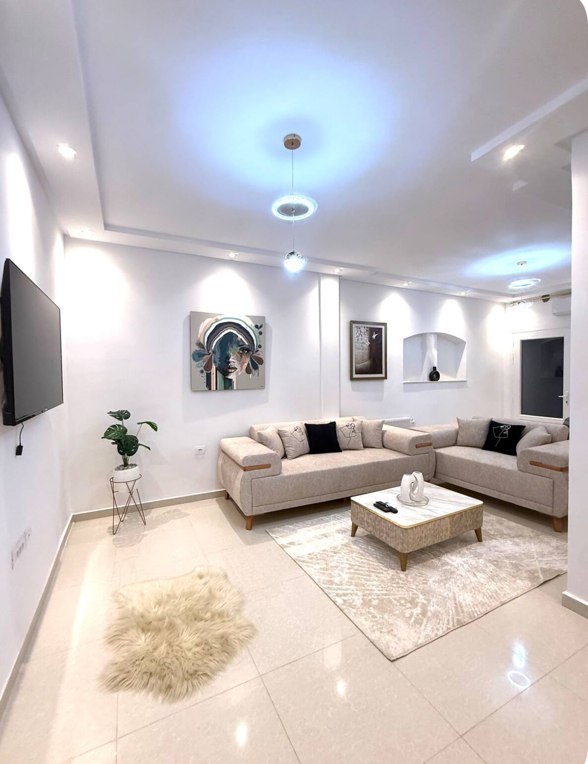 Akouda&nbsp;Chatt Meriem&nbsp;Location vacances&nbsp;Appart. 2 pi�ces&nbsp;Tr�s bel appart a4 � 5 minutes � pied de la plage