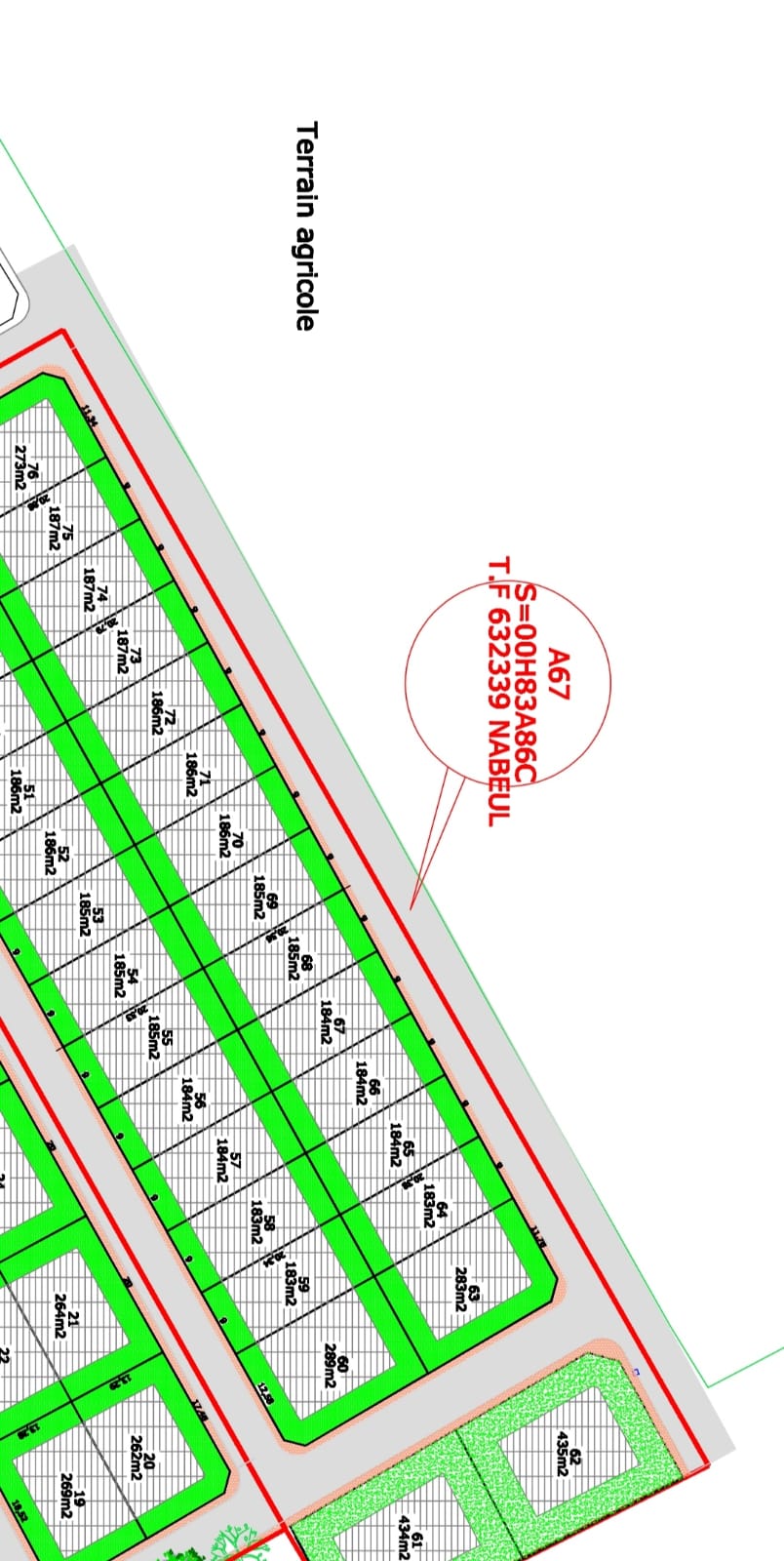 Bou Argoub&nbsp;Bou Argoub&nbsp;Terrain&nbsp;Terrain nu&nbsp;Terrain de 200m2