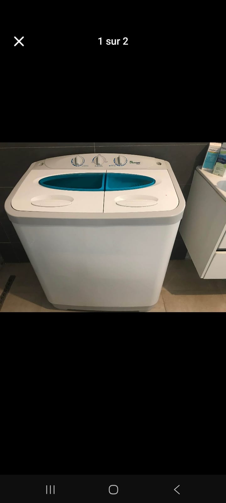 La Marsa&nbsp;Gammart&nbsp;Lave-linge&nbsp;Autre&nbsp;Lave linge semi automatique