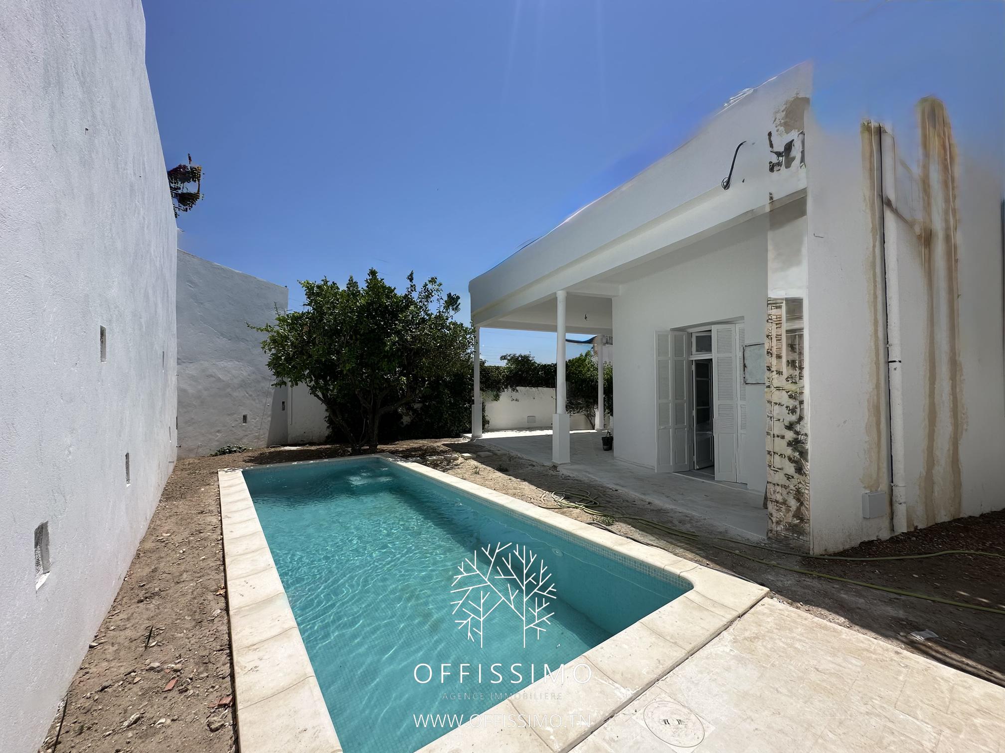 Carthage&nbsp;Carthage&nbsp;Location&nbsp;Maisons&nbsp;Villa neuf avec pisicne et jardin � carthage