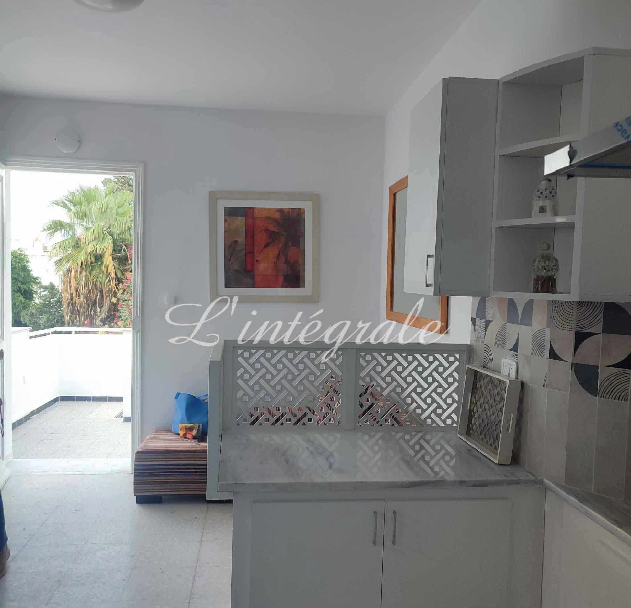 Ariana Ville&nbsp;El Menzah 5&nbsp;Location&nbsp;Appart. 2 pi�ces&nbsp;S1 retap� � neuf meubl�