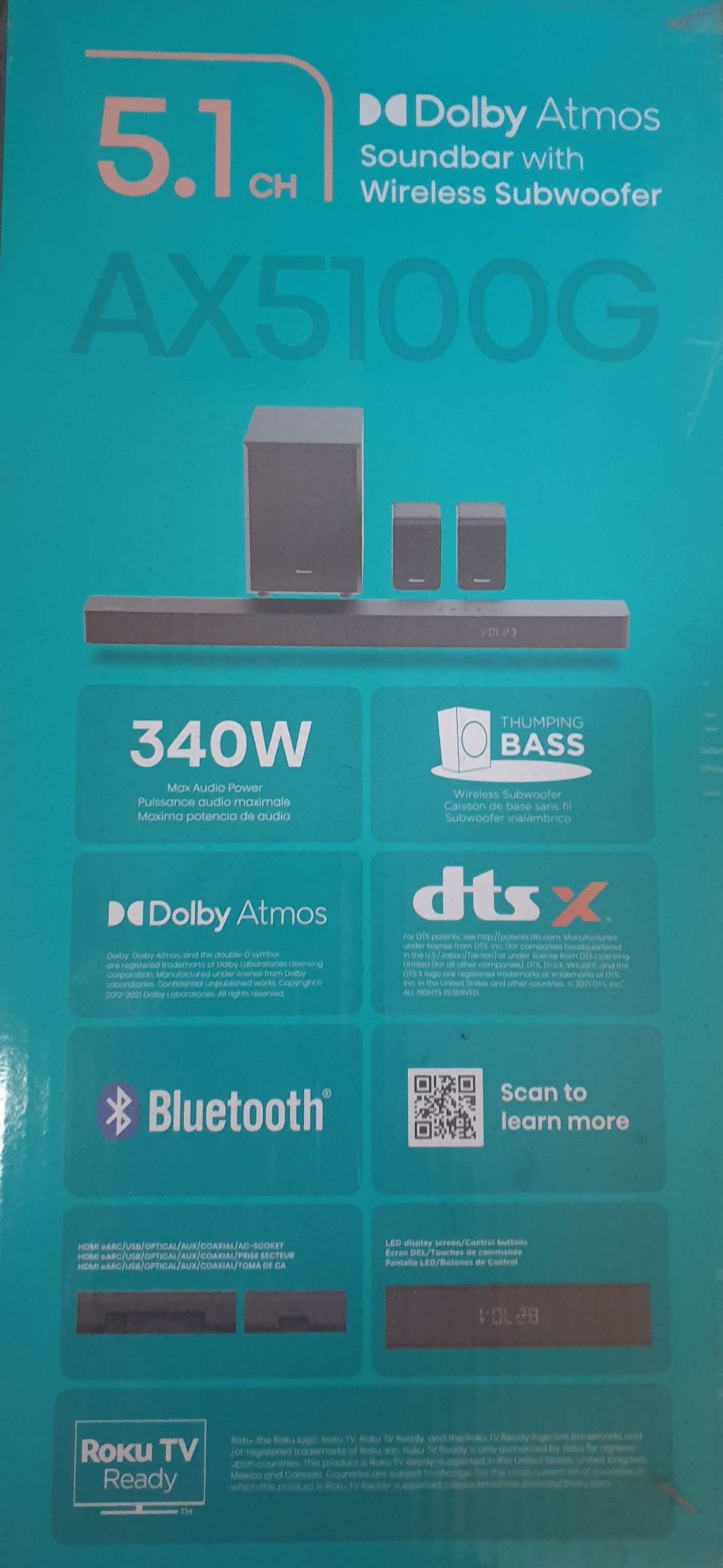 Nouvelle Medina&nbsp;Nouvelle Medina&nbsp;Cables et accessoires&nbsp;Amplifiacateur&nbsp;Home cinema hisense 340 w