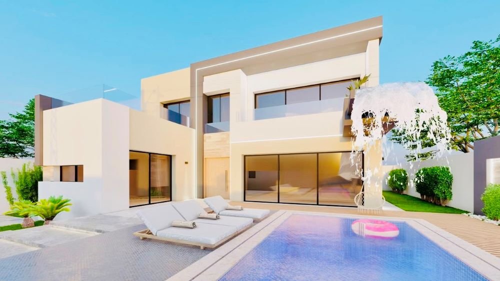 Hammamet&nbsp;Hammamet&nbsp;Vente&nbsp;Maisons&nbsp;V658 villa reflet 2 d