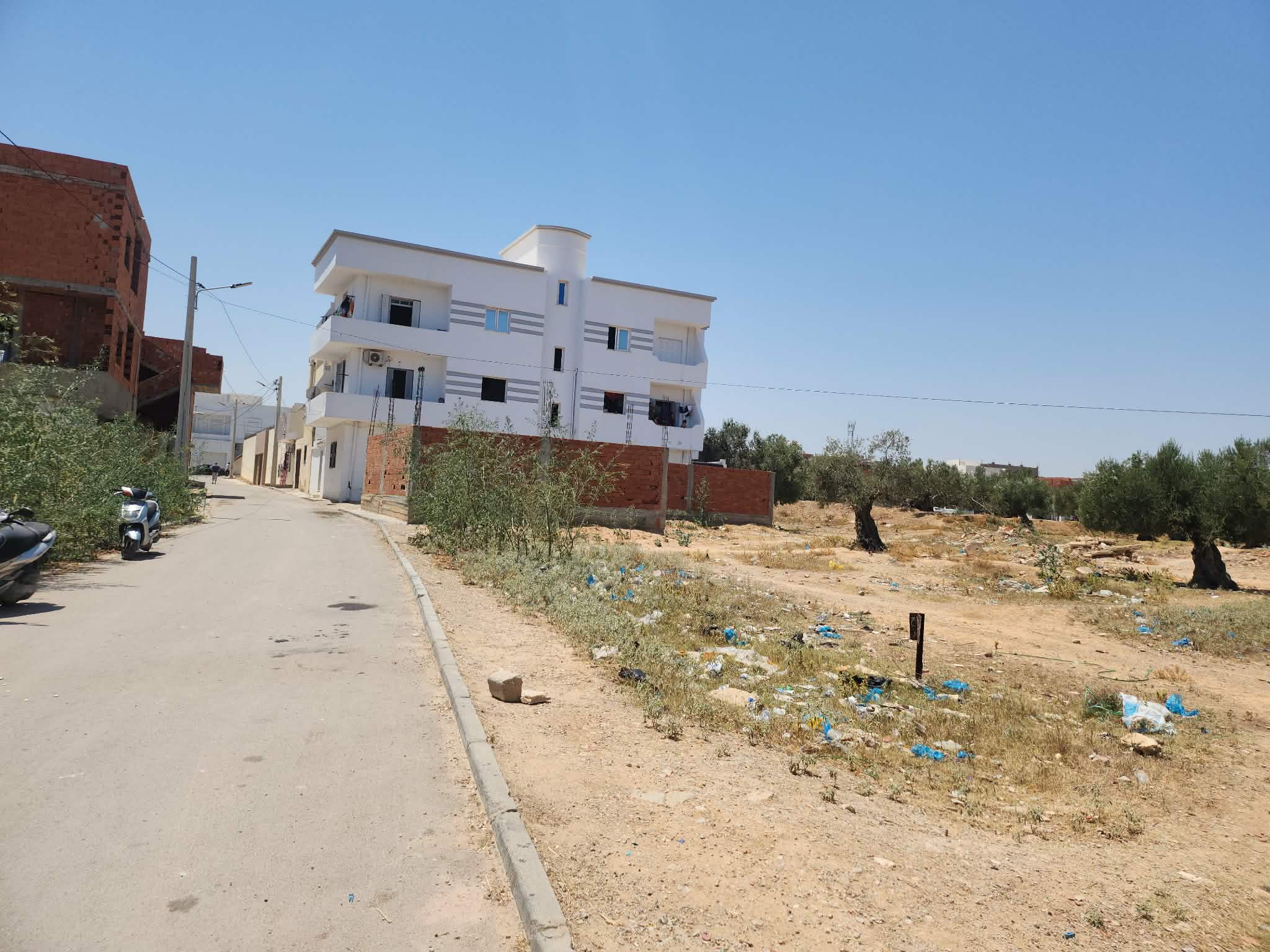 Sousse Riadh&nbsp;Zaouiet Sousse&nbsp;Terrain&nbsp;Terrain nu&nbsp;Bn occasion terrain a 180mtr � zaouiet sousse