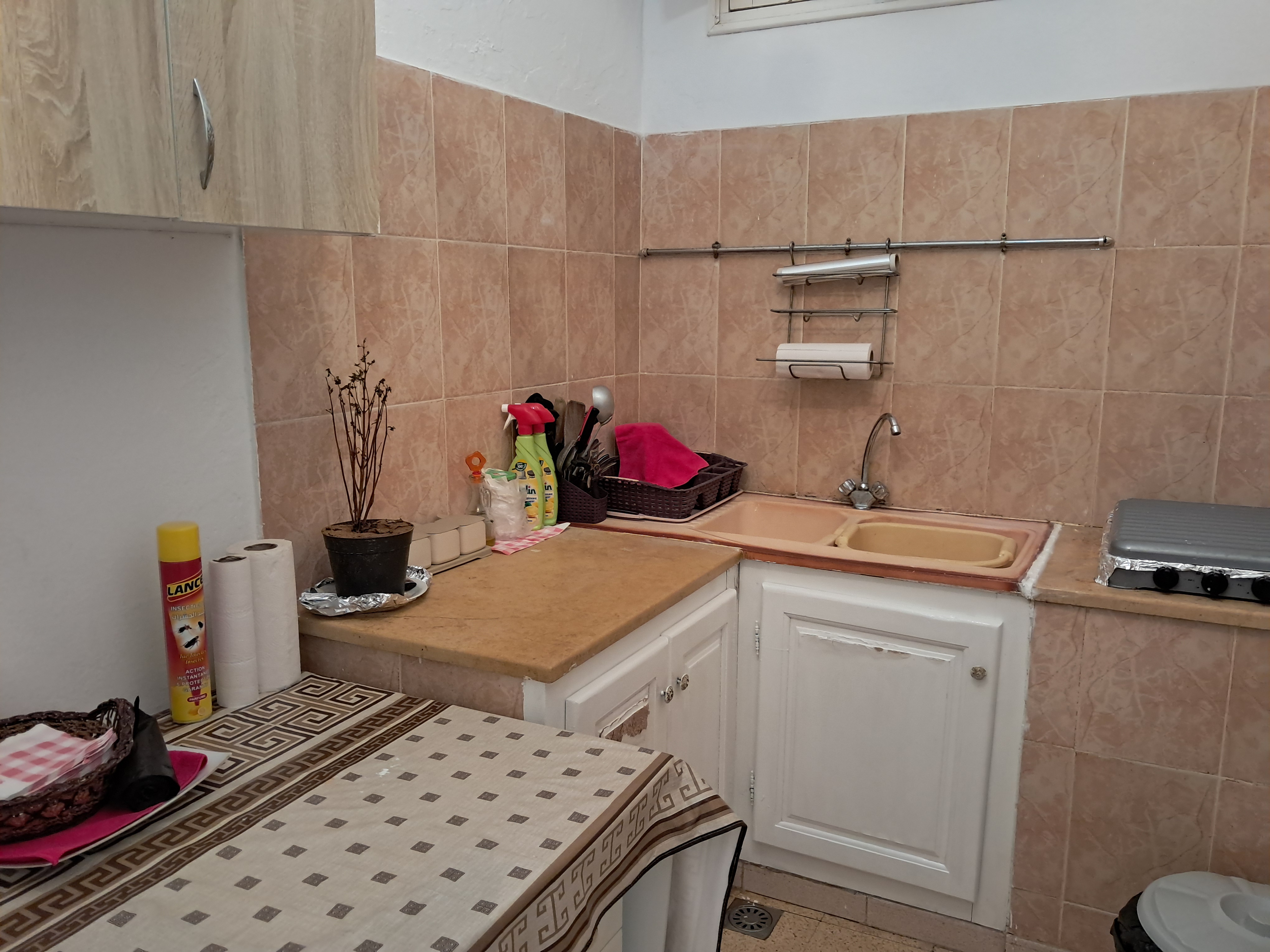 Hammamet&nbsp;Cite Merzgui&nbsp;Location&nbsp;Appart. 2 pi�ces&nbsp;Studio meubl� pour �tudiant  merzaka hammamet nord