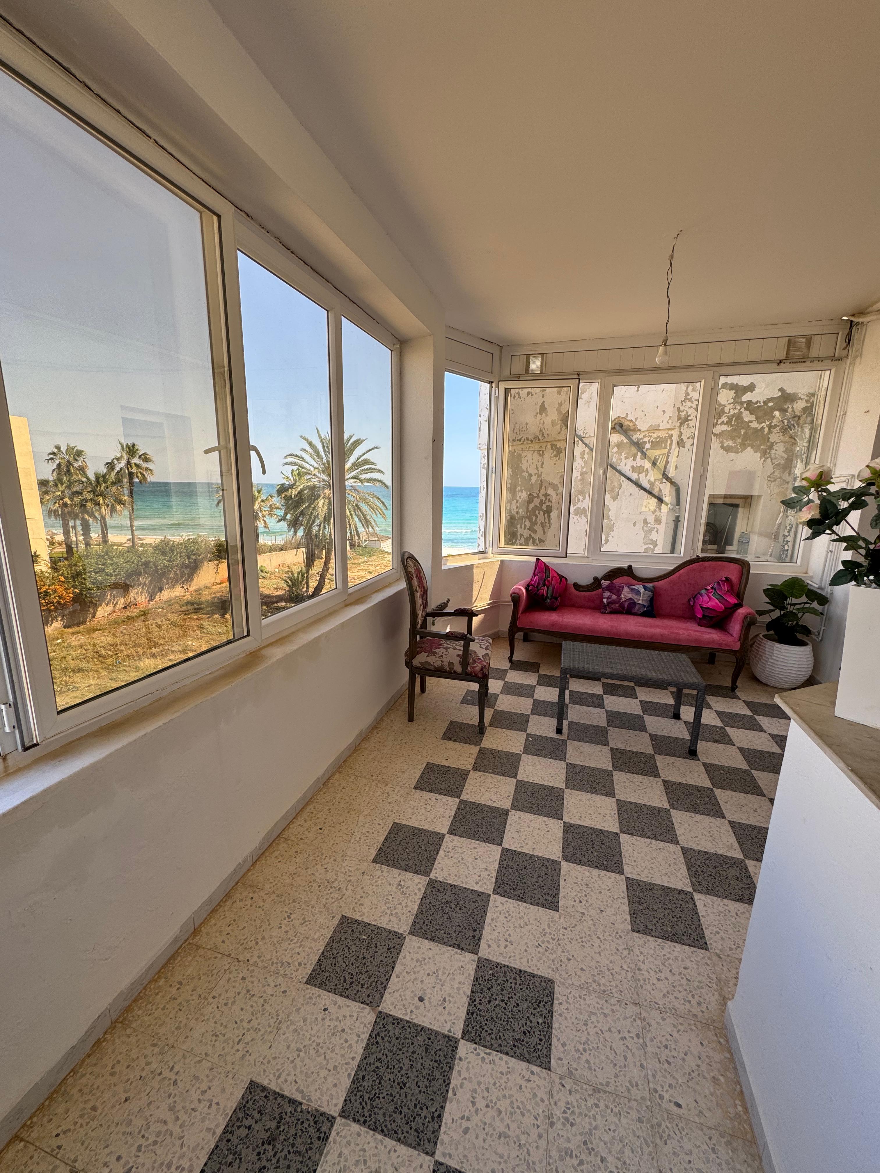 Akouda&nbsp;Chatt Meriem&nbsp;Location&nbsp;Appart. 2 pi�ces&nbsp;S2 bien meuble