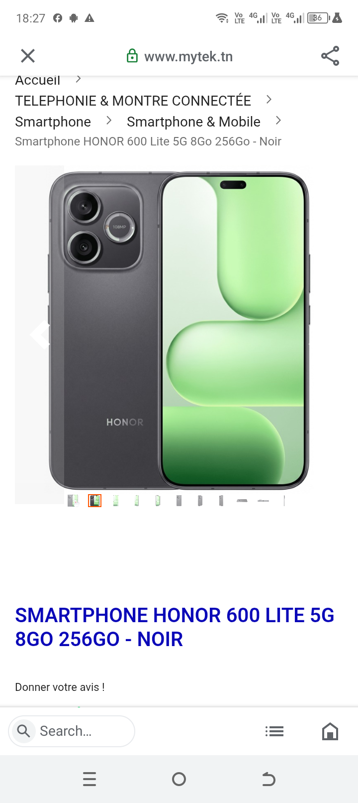 Nabeul&nbsp;Nabeul&nbsp;Autre Marque&nbsp;Autre Mod�le&nbsp;Smartphone honor 600 lite
