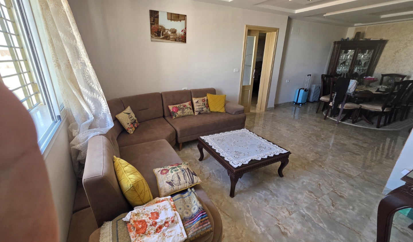 Sfax Sud&nbsp;Merkez Sahnoun&nbsp;Location&nbsp;Appart. 3 pi�ces&nbsp;Appartement meubl� s3 sur rue principal parcjardin