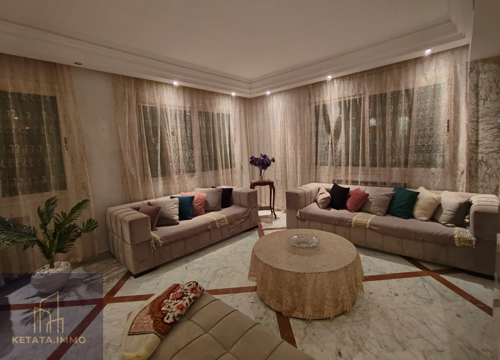 La Soukra&nbsp;Chotrana 2&nbsp;Location&nbsp;Maisons&nbsp;Soukra chotrana2 loc villa nuit� ref 205