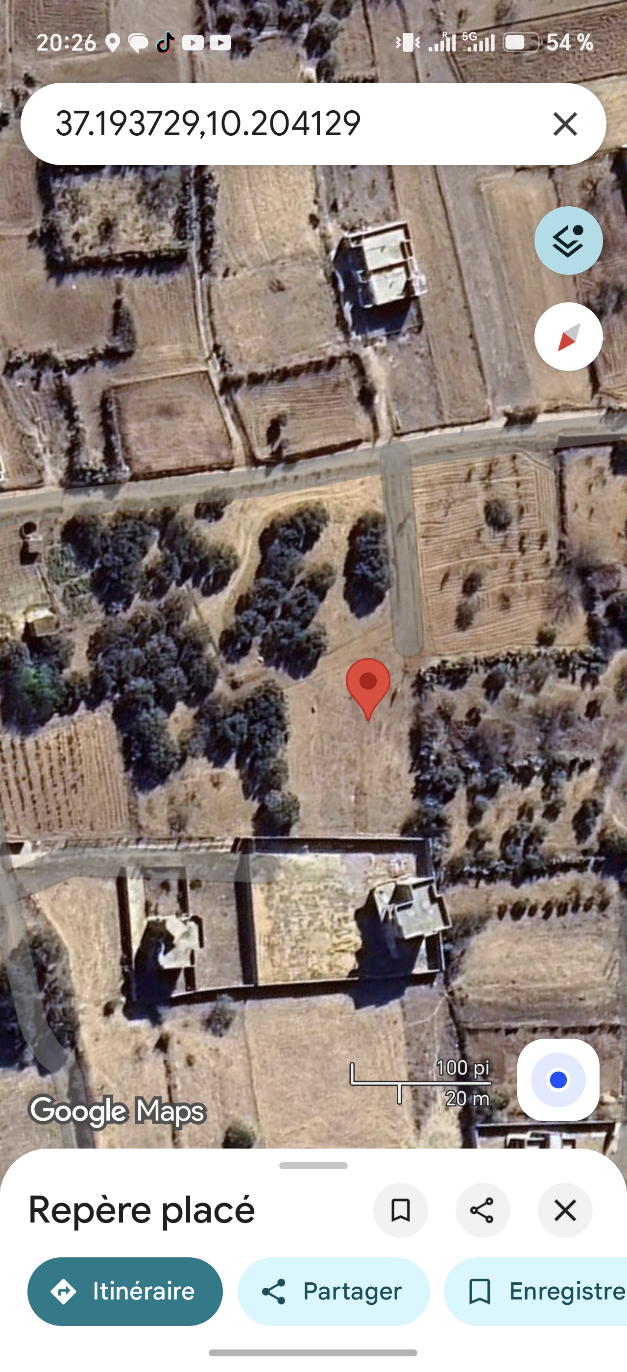 Ras Jebel&nbsp;Rafraf Plage&nbsp;Terrain&nbsp;Terrain agricole&nbsp;Terrain de 1300 m2 a rafraf plage